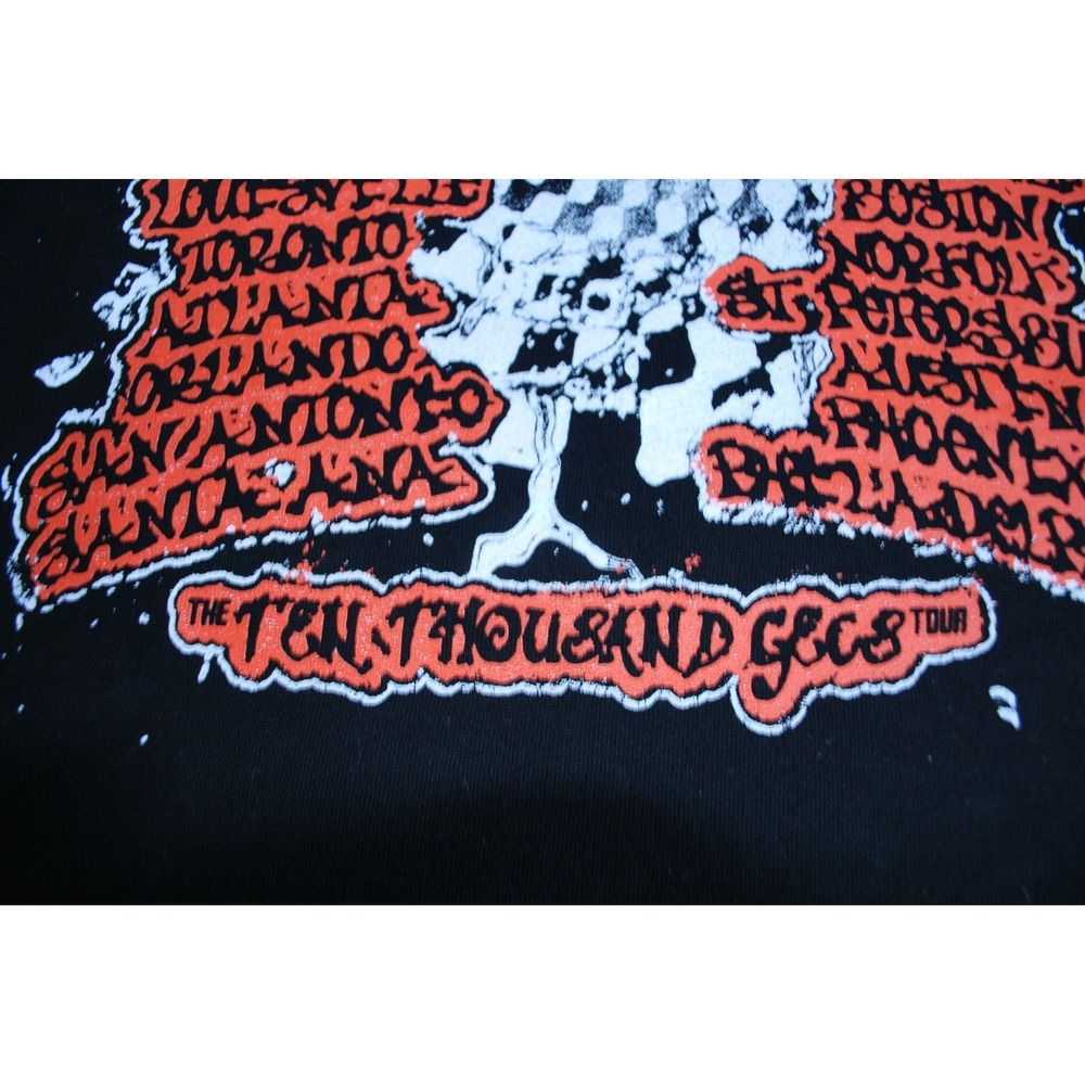 100 Gecs Hoodie 10,000 Gecs Tour Sweatshirt LARGE-Used-Great Shape Size Large - Picture 6 of 16
